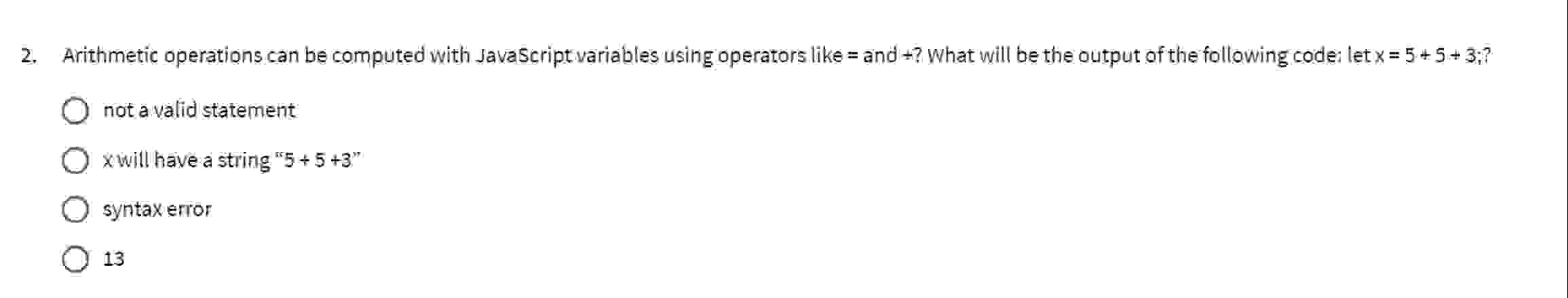 Arithmetic operations can be computed with