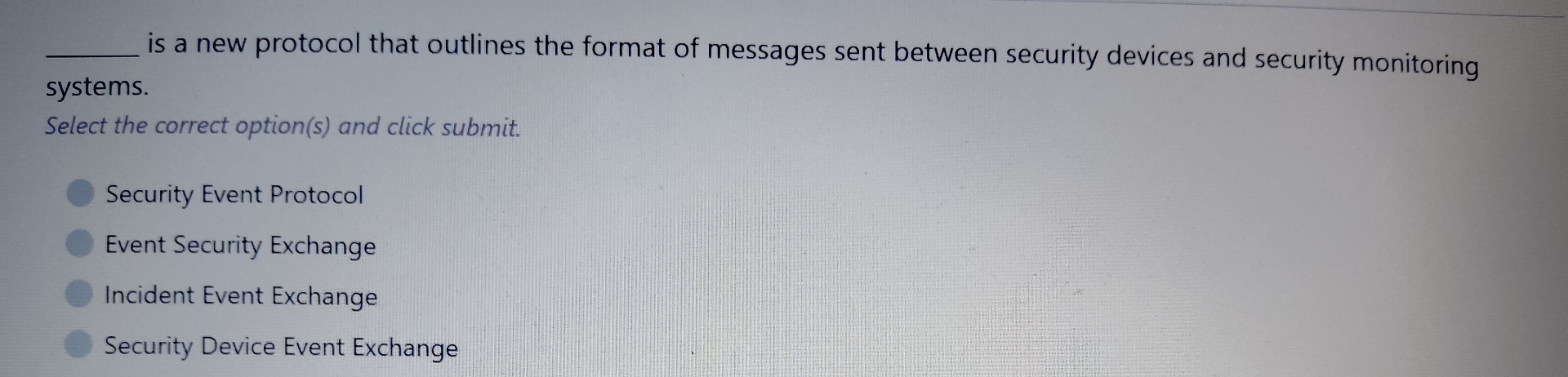 is a new protocol that outlines the format of