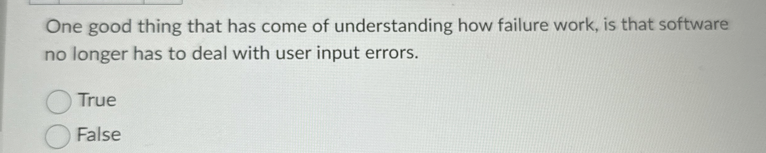 One good thing that has come of understanding how