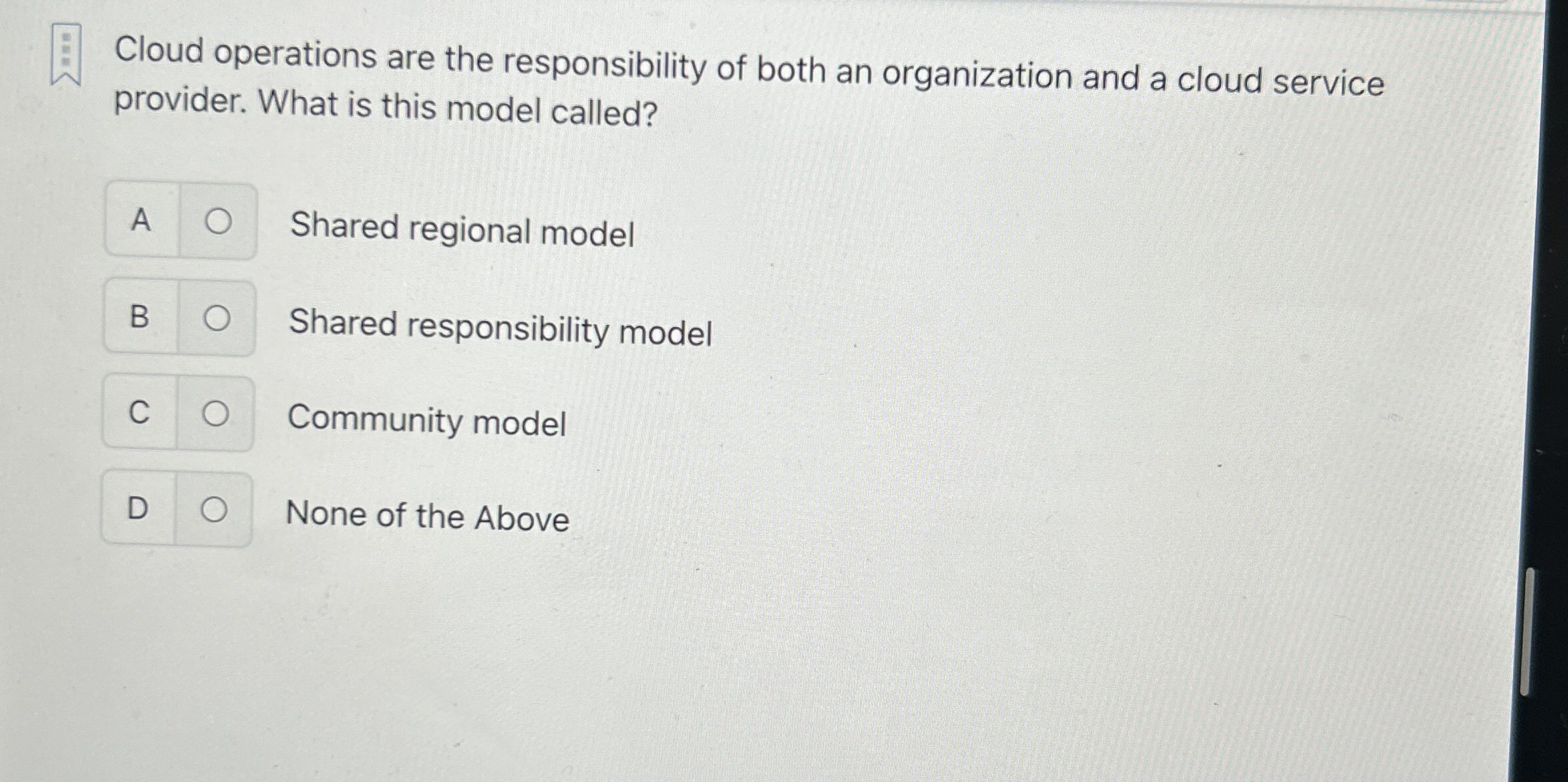 Cloud operations are the responsibility of both