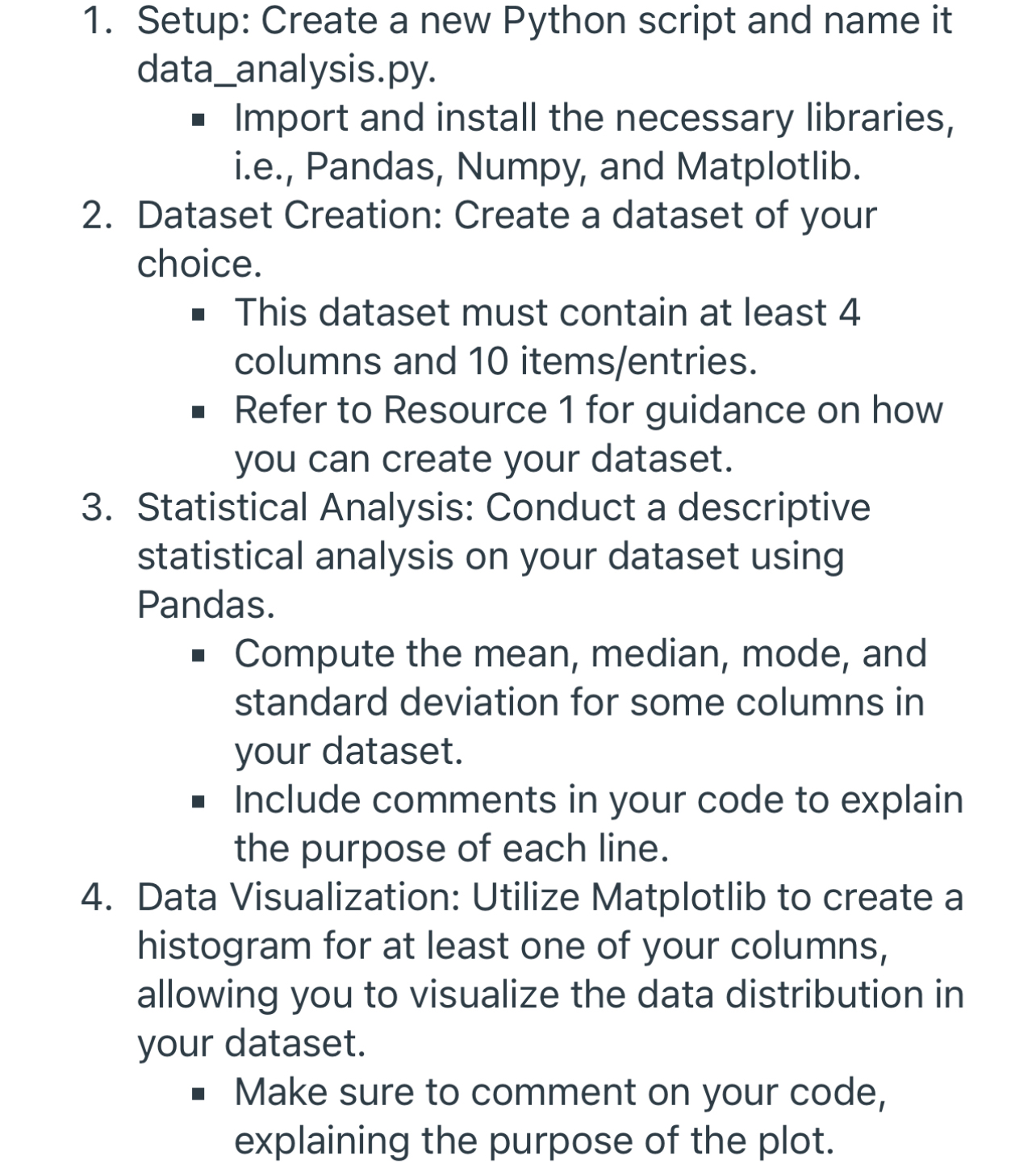 Setup: Create a new Python script and name it