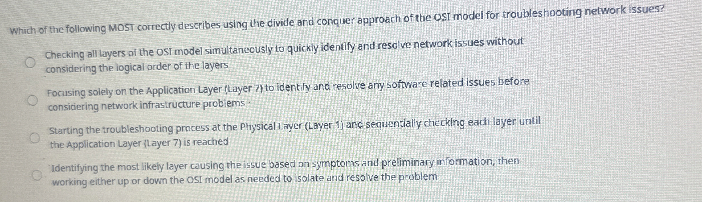 Which of the following MOST correctly describes