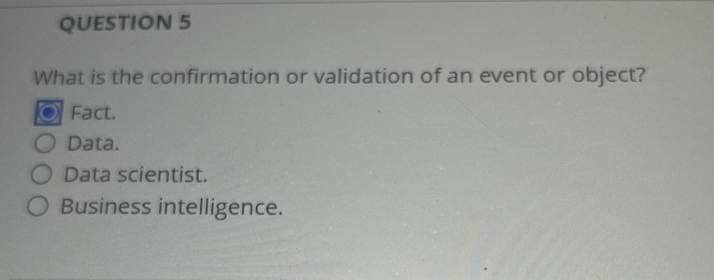 ESTION 2 useful for understanding individual