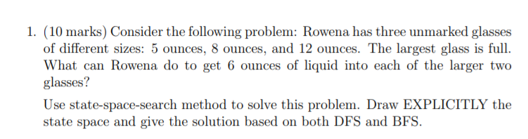 What is exactly the solution based on BFS and DFS