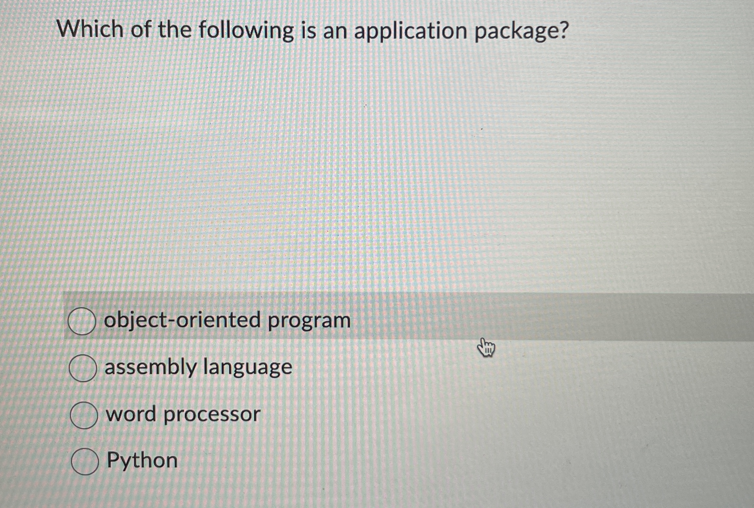 Which of the following is an application package?