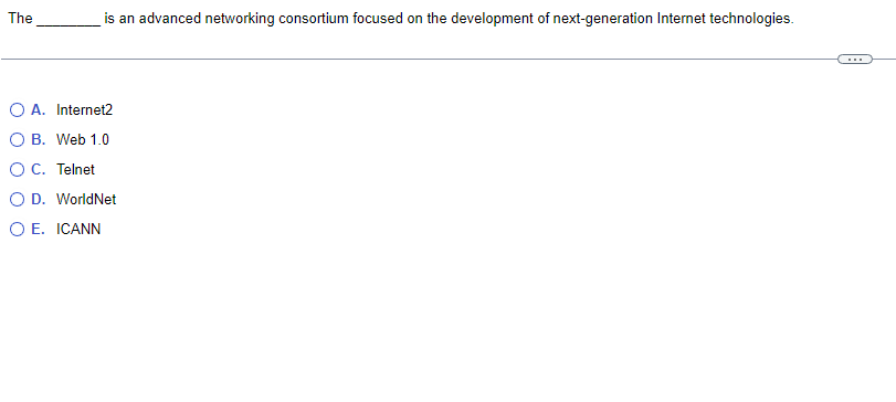 The \ ( \ quad \ ) is an advanced networking