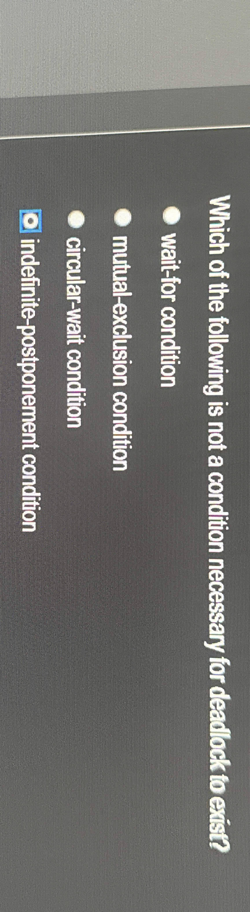 Mailfor condition mutublextaliston condifion