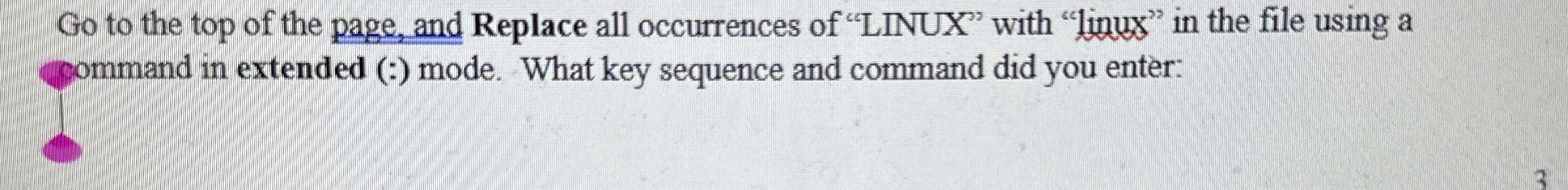 Replace all occurrences of "LINUX" with "linux"