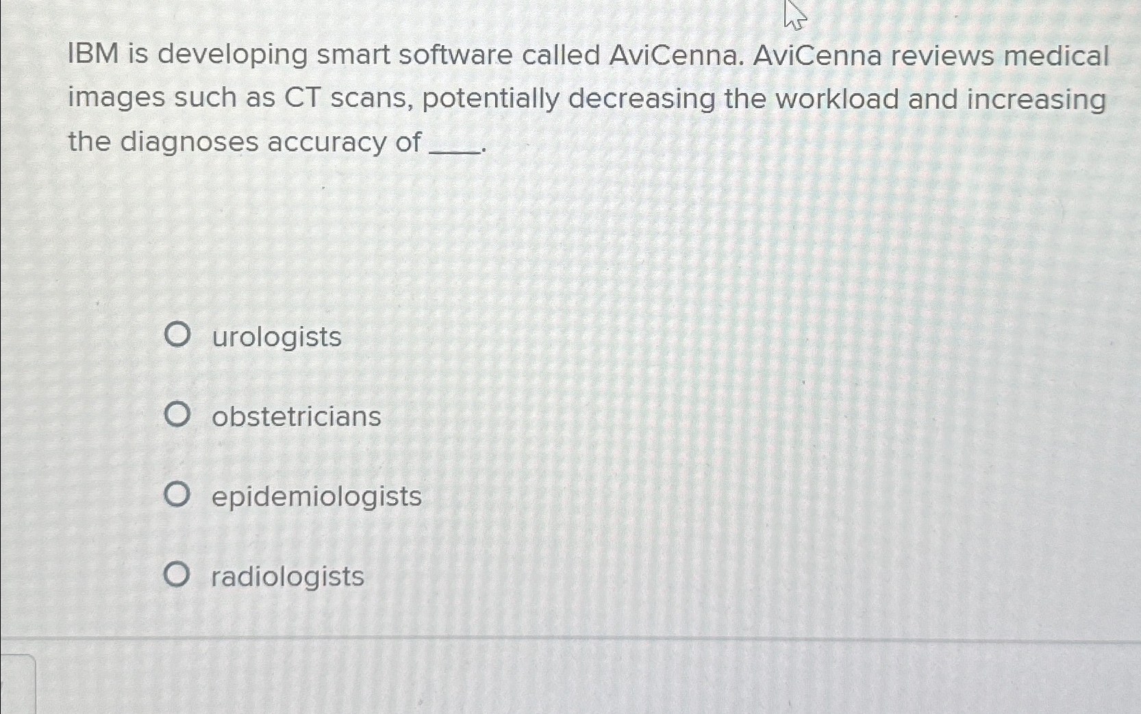 IBM is developing smart software called AviCenna.