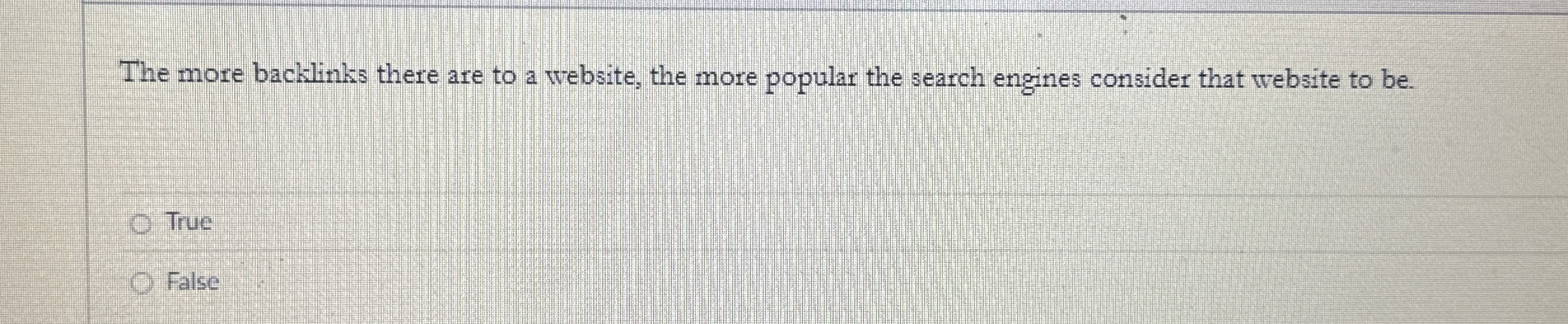 The more backlinks there are to a website, the