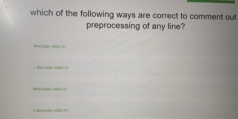 which of the following ways are correct to