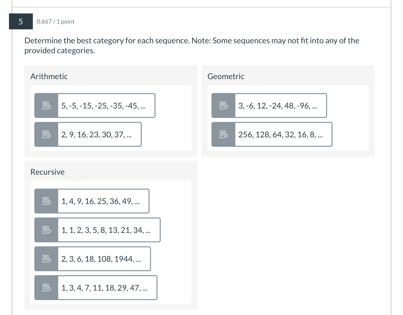 0 . 6 6 7 / 1 point something thing is wrong