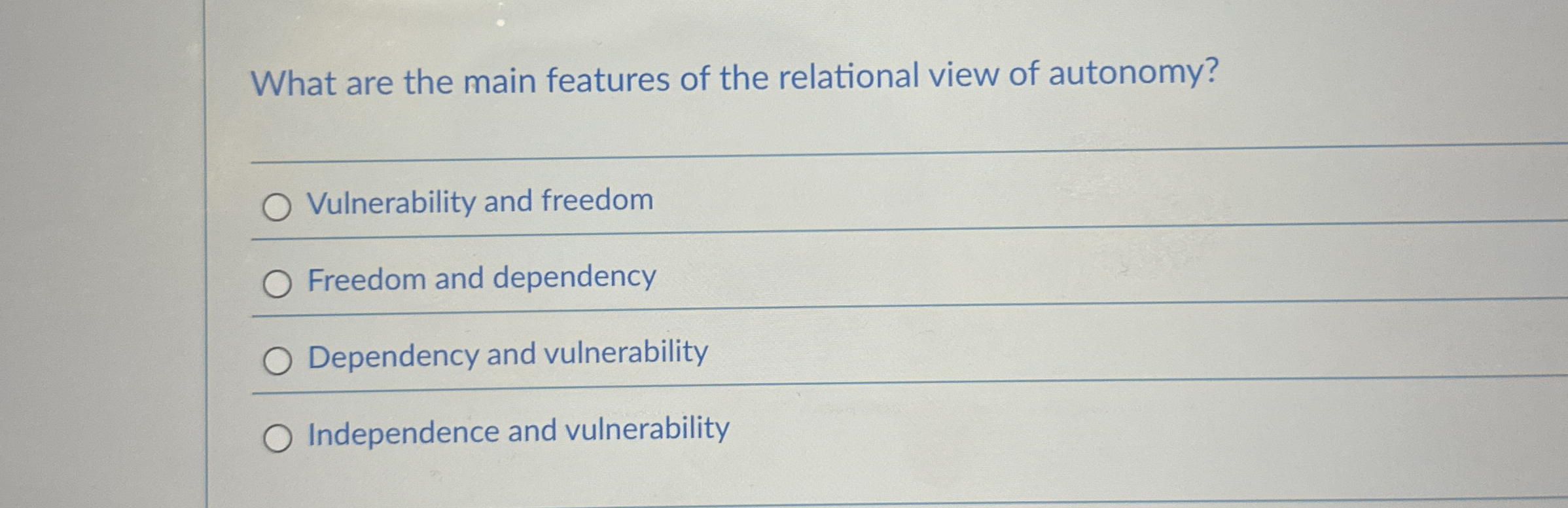 What are the main features of the relational view