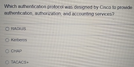Which authentication protocol was designed by