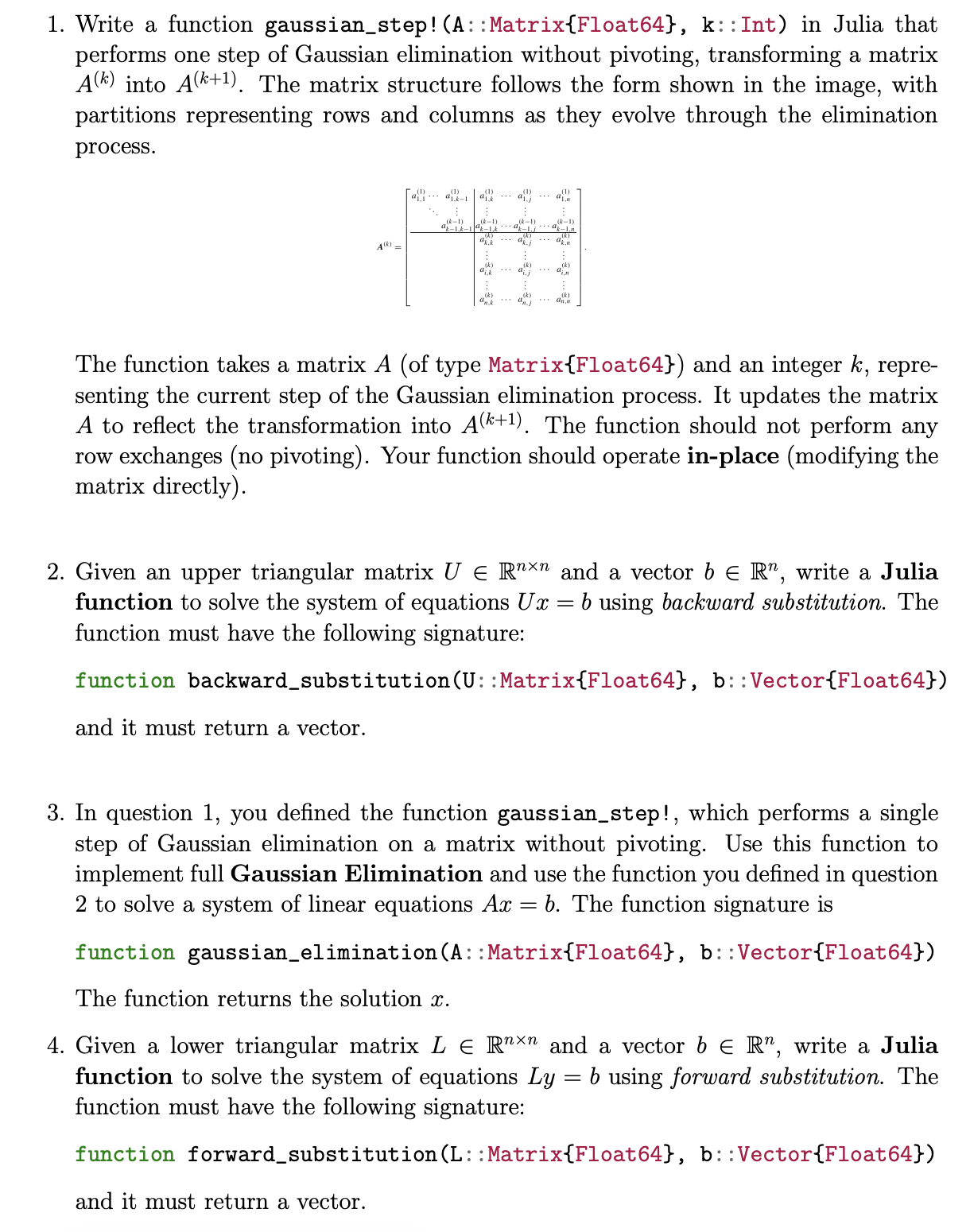 In this assignment, you are required to write a