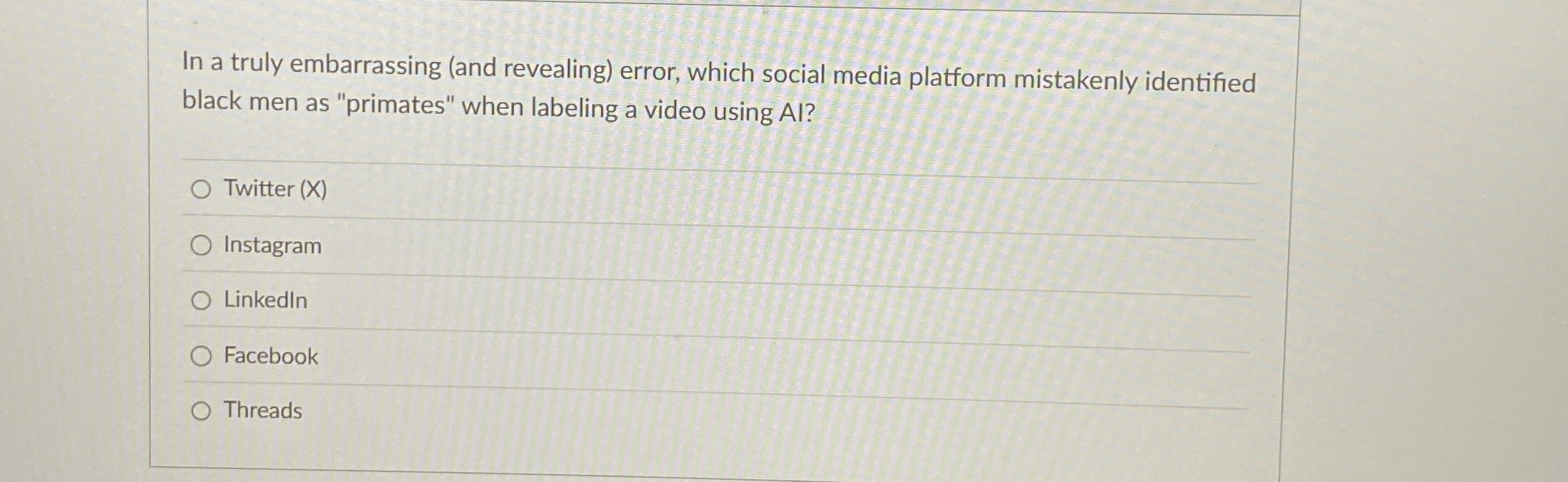 In a truly embarrassing ( and revealing ) error,