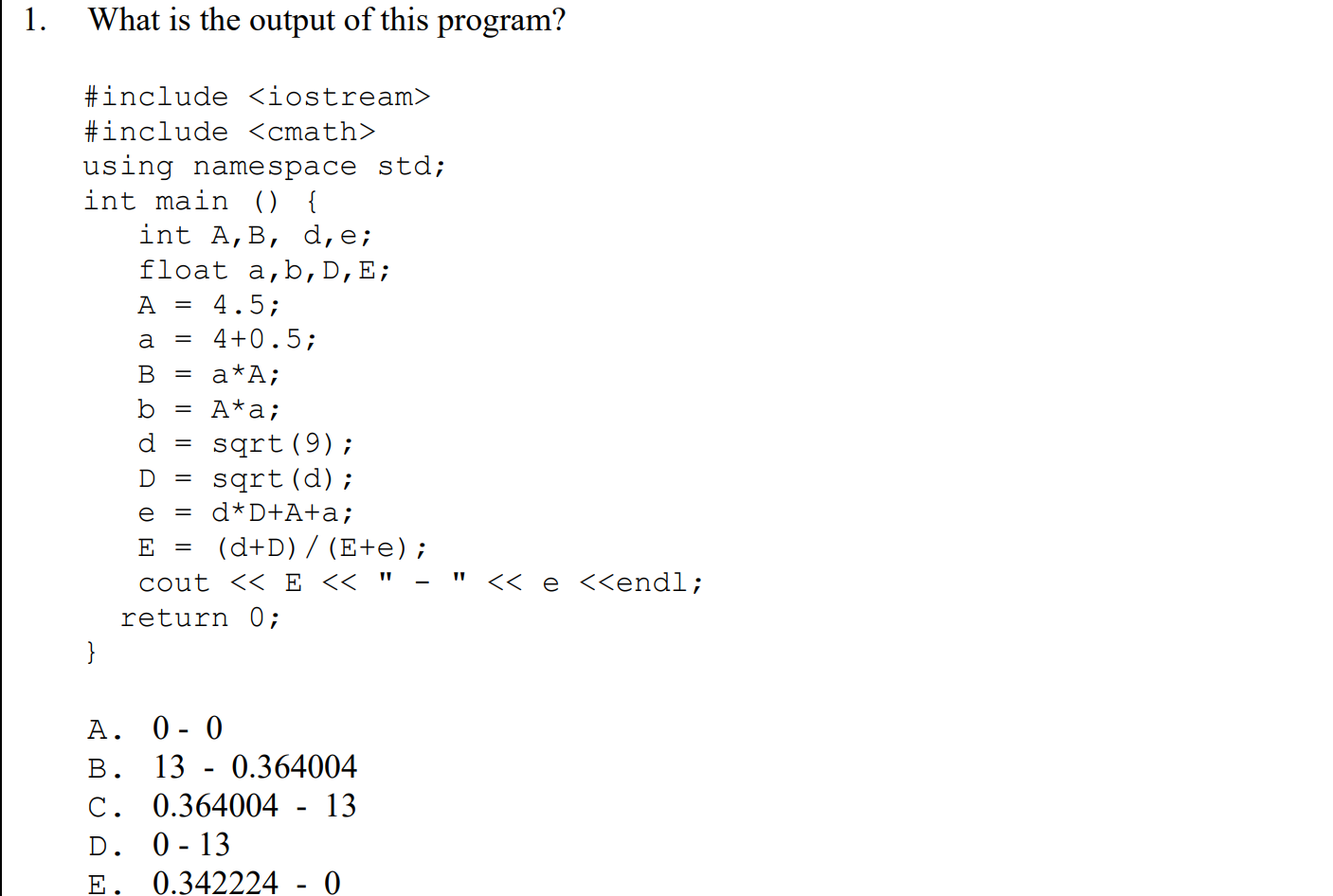 code class = "asciimath"  style="width: 25%; display: block; margin-left: 0; margin-right: auto;"></a></div>                                                                                    </h2>
                                                                            </div>
                                </div>
                                                                <div class="related-question-statment col-md-12 col-lg-12">
                                    <div class="no-padding question-statement-complete-placement">
                                                                                <h2 class="small_h2">
                                            <a href="/study-help/questions/which-of-the-following-data-types-only-allows-one-of-26450135"
                                               class="related-question-statement-styling">Which of the following data types only allows one of two possible values to be assigned? a . char b . int c . boolean d . float e . long</a><div class="questionHolder"><a href="/study-help/questions/which-of-the-following-data-types-only-allows-one-of-26450135"><img src="https://dsd5zvtm8ll6.cloudfront.net/si.experts.images/questions/2025/01/67964ee6ede6f_84667964ee63a909.jpg" alt="Which of the following data types only allows one" class="sc-sj7gtn-1 fkZXya" style="width: 25%; display: block; margin-left: 0; margin-right: auto;"></a></div>                                                                                    </h2>
                                                                            </div>
                                </div>
                                                                <div class="related-question-statment col-md-12 col-lg-12">
                                    <div class="no-padding question-statement-complete-placement">
                                                                                <h2 class="small_h2">
                                            <a href="/study-help/questions/the-main-difference-between-a-binary-tree-and-a-linked-26450136"
                                               class="related-question-statement-styling">The main difference between a binary tree and a linked list is that _ _ _ _ _ _ _ _ .</a>                                                                                    </h2>
                                                                            </div>
                                </div>
                                                                <div class="related-question-statment col-md-12 col-lg-12">
                                    <div class="no-padding question-statement-complete-placement">
                                                                                <h2 class="small_h2">
                                            <a href="/study-help/questions/a-write-a-java-code-segment-to-implement-the-26450137"
                                               class="related-question-statement-styling">a ) Write a java code segment to implement the above equation x = ( r _ 1 + r _ 2 ) cos * t - p * cos ( ( r _ 1 + r _ 2 ) * t / r _ 2 ) y = ( r _ 1 + r _ 2 ) sin * t - p * sin ( ( ( r _ 1 + r _ 2 ) * t / r _ 2 ) where r 1 = 6 0 , r 2 = 5 0 and p = 7 0 b ) Update the code in ( a ) to create the following variants namely noisy, bold, zigzag,</a>                                                                                    </h2>
                                                                            </div>
                                </div>
                                                                <div class="related-question-statment col-md-12 col-lg-12">
                                    <div class="no-padding question-statement-complete-placement">
                                                                                <h2 class="small_h2">
                                            <a href="/study-help/questions/2-5-calculate-the-expression-below-and-fix-26450138"
                                               class="related-question-statement-styling">2 . 5 . Calculate the expression below and fix to 5 significant figures: Hint use the colon notation for the vectors. R = r ( - x t + y t 2 ) 1 5 - s 2 ( y - 0 . 5 x 2 ) t where are scalar components r = 1 . 6 1 0 3 and s = 1 4 . 2 , t = [ 1 , 2 , 3 , 4 , 5 ] ; x = 2 , 4 , 6 , 8 , 1 0 and y = [ 3 , 6 . 9 , 1 2 , 1 5 ] are vectors. using octave</a><div class="questionHolder"><a href="/study-help/questions/2-5-calculate-the-expression-below-and-fix-26450138"><img src="https://dsd5zvtm8ll6.cloudfront.net/si.experts.images/questions/2025/01/67964ee7e6946_84767964ee785732.jpg" alt="2 . 5 . Calculate the expression below and fix to" class="sc-sj7gtn-1 fkZXya" style="width: 25%; display: block; margin-left: 0; margin-right: auto;"></a></div>                                                                                    </h2>
                                                                            </div>
                                </div>
                                                                <div class="related-question-statment col-md-12 col-lg-12">
                                    <div class="no-padding question-statement-complete-placement">
                                                                                <h2 class="small_h2">
                                            <a href="/study-help/questions/show-that-there-is-a-unary-language-that-is-not-26450139"
                                               class="related-question-statement-styling">Show that there is a unary language that is not Turing recognizable.</a><div class="questionHolder"><a href="/study-help/questions/show-that-there-is-a-unary-language-that-is-not-26450139"><img src="https://dsd5zvtm8ll6.cloudfront.net/si.experts.images/questions/2025/01/67964ee80b86c_84767964ee7b79b4.jpg" alt="Show that there is a unary language that is not" class="sc-sj7gtn-1 fkZXya" style="width: 25%; display: block; margin-left: 0; margin-right: auto;"></a></div>                                                                                    </h2>
                                                                            </div>
                                </div>
                                                                <div class="related-question-statment col-md-12 col-lg-12">
                                    <div class="no-padding question-statement-complete-placement">
                                                                                <h2 class="small_h2">
                                            <a href="/study-help/questions/routers-are-used-to-send-data-on-a-specific-route-26450140"
                                               class="related-question-statement-styling">Routers are used to send data on a specific route through an internal network. True False</a><div class="questionHolder"><a href="/study-help/questions/routers-are-used-to-send-data-on-a-specific-route-26450140"><img src="https://dsd5zvtm8ll6.cloudfront.net/si.experts.images/questions/2025/01/67964ee80e143_84767964ee770d7e.jpg" alt="Routers are used to send data on a specific route" class="sc-sj7gtn-1 fkZXya" style="width: 25%; display: block; margin-left: 0; margin-right: auto;"></a></div>                                                                                    </h2>
                                                                            </div>
                                </div>
                                                                <div class="related-question-statment col-md-12 col-lg-12">
                                    <div class="no-padding question-statement-complete-placement">
                                                                                <h2 class="small_h2">
                                            <a href="/study-help/questions/dhruv-is-doing-a-research-paper-on-technologies-introduced-with-26450141"
                                               class="related-question-statement-styling">Dhruv is doing a research paper on technologies introduced with 4 G networks. While on his phone, he sees " 4 G LTE" often and wants to know what it is . What is " 4 G LTE"? Group of answer choices LTE stands for Long Time Extended and supports 2 0 0 Mbps to 3 0 0 Mbps transmission speeds. That