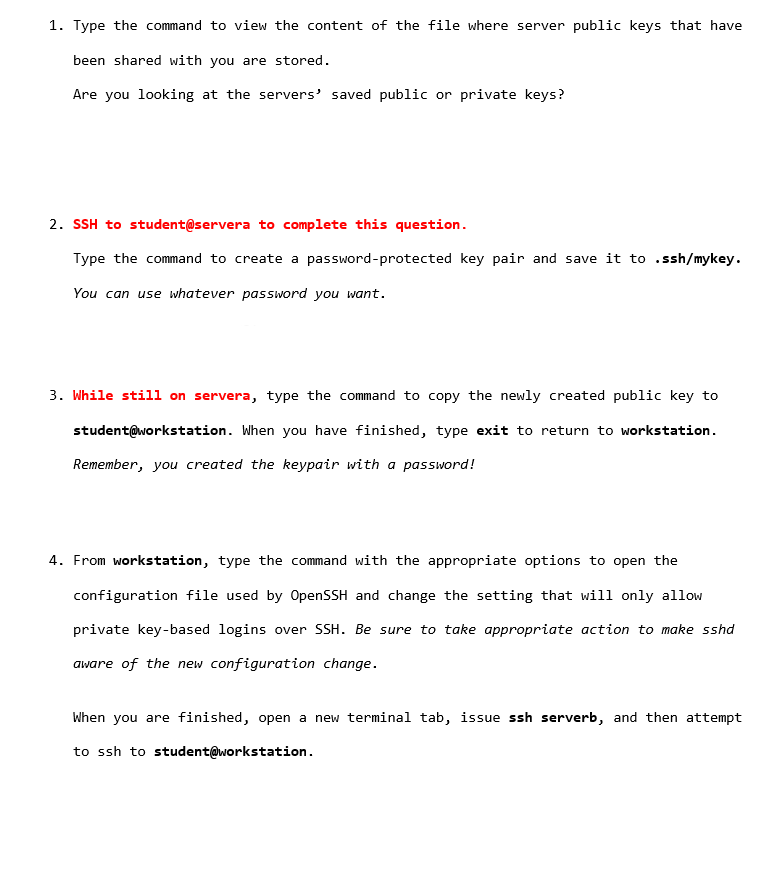 linux 1 . Type the command to view the content of