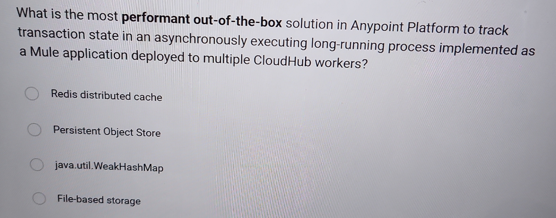 What is the most performant out - of - the - box