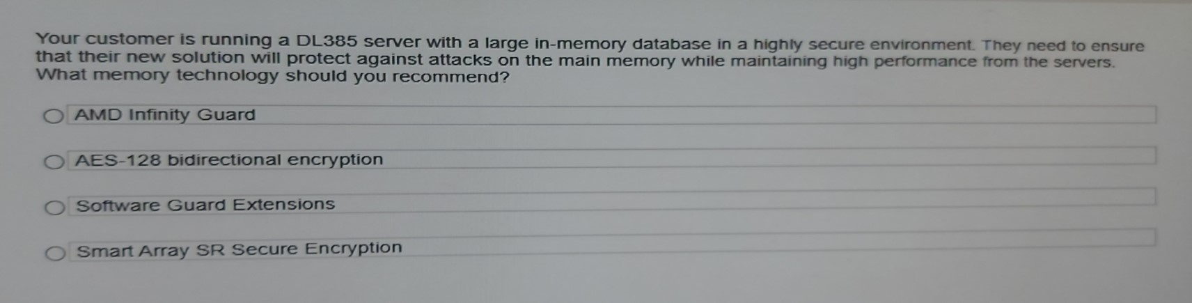 Your customer is running a DL 3 8 5 server with a