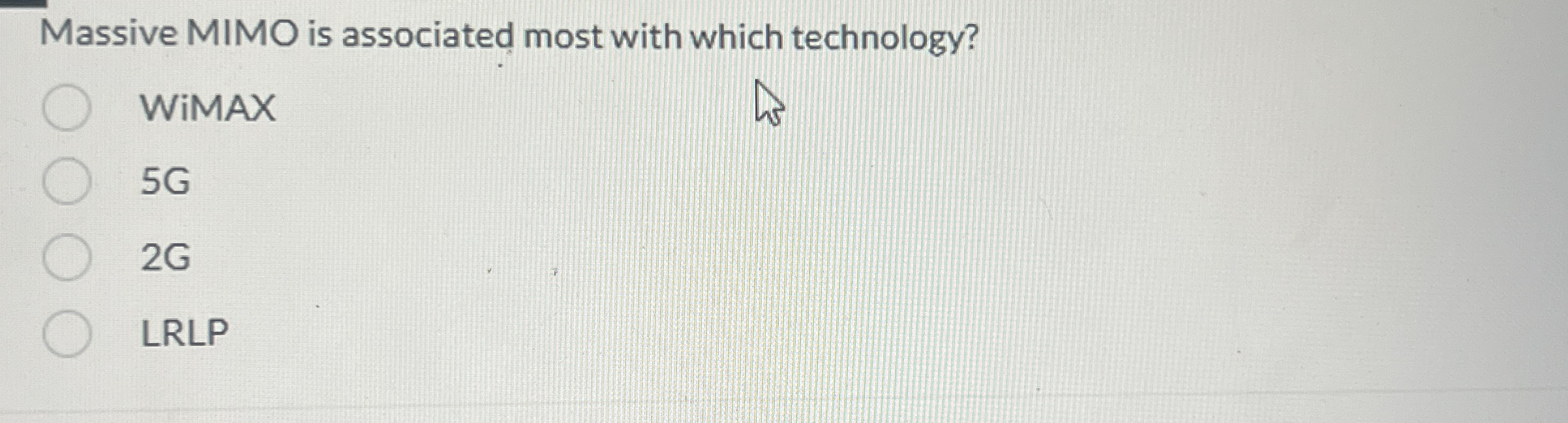 Massive MIMO is associated most with which