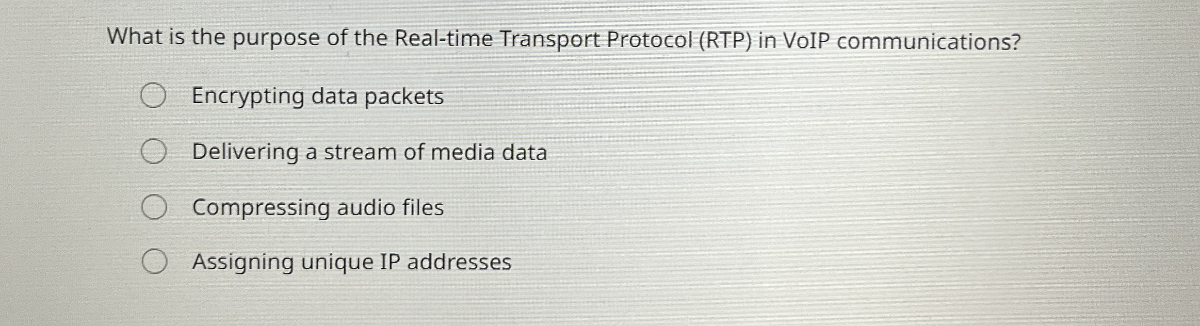 What is the purpose of the Real - time Transport