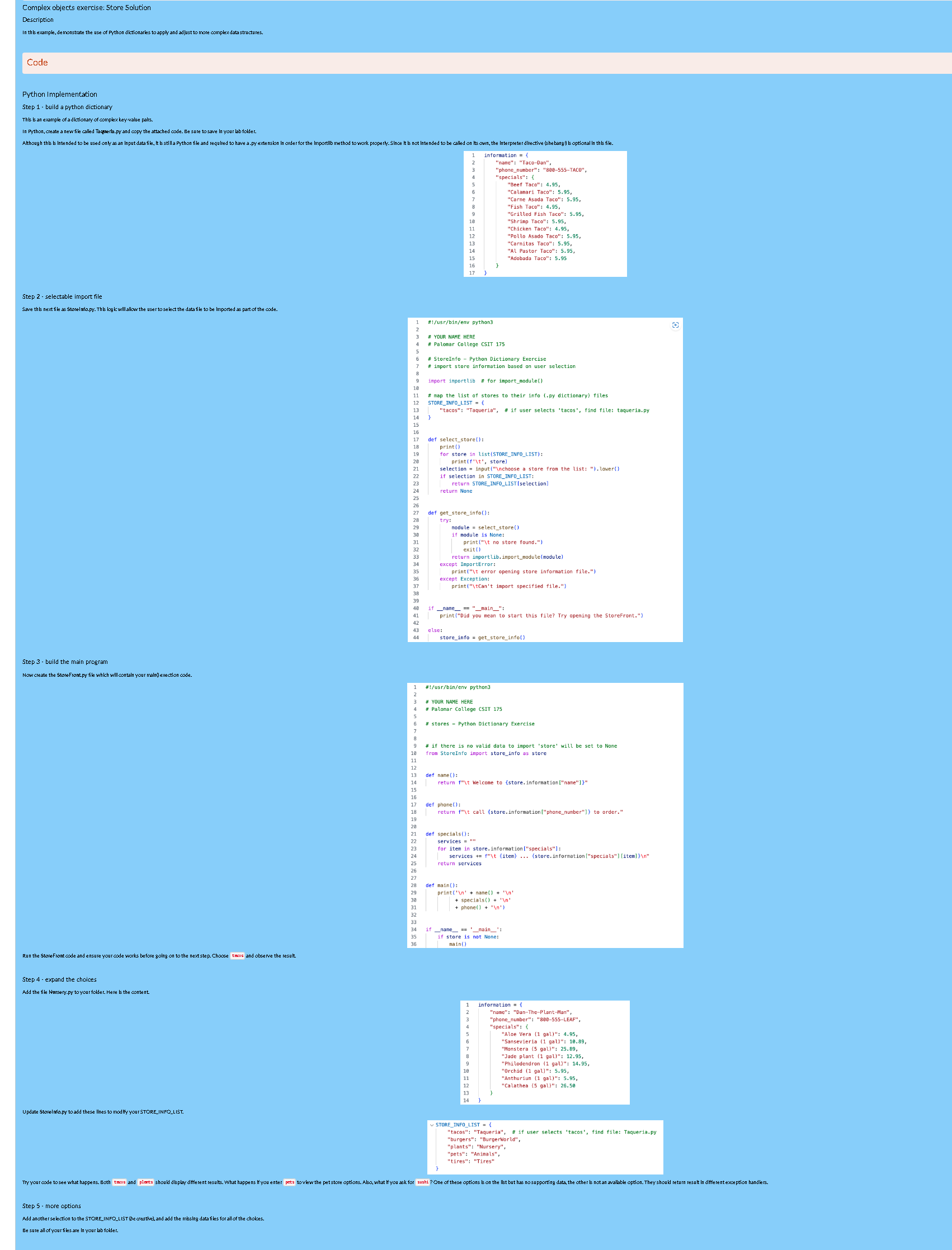 ive completed a majority of the python code but i