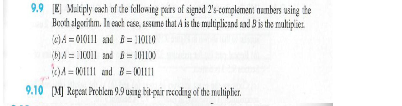 9 . 9 [ E ] Multiply each of the following pairs