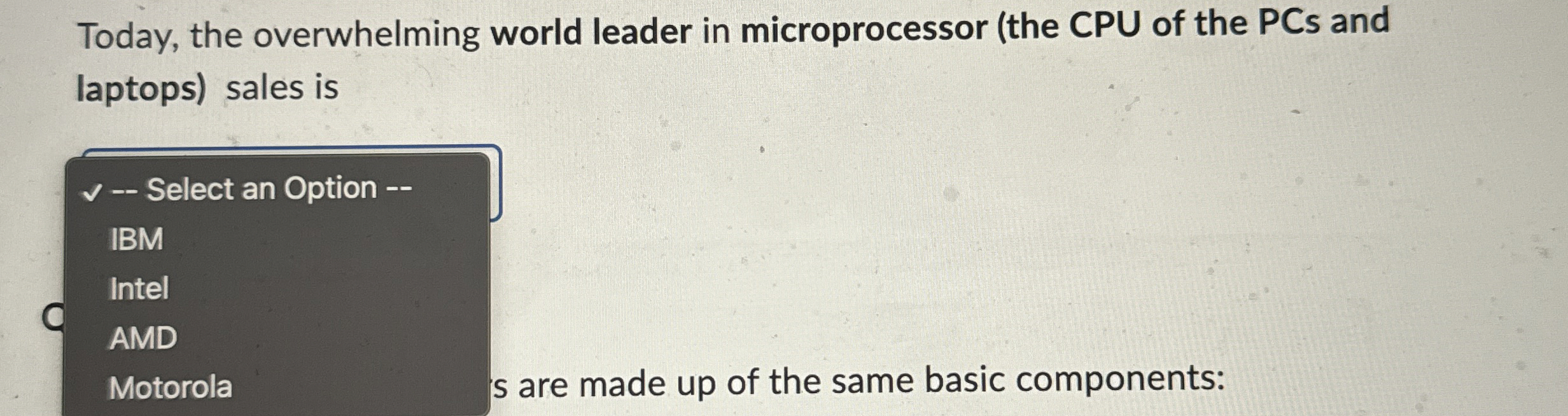 Today, the overwhelming world leader in