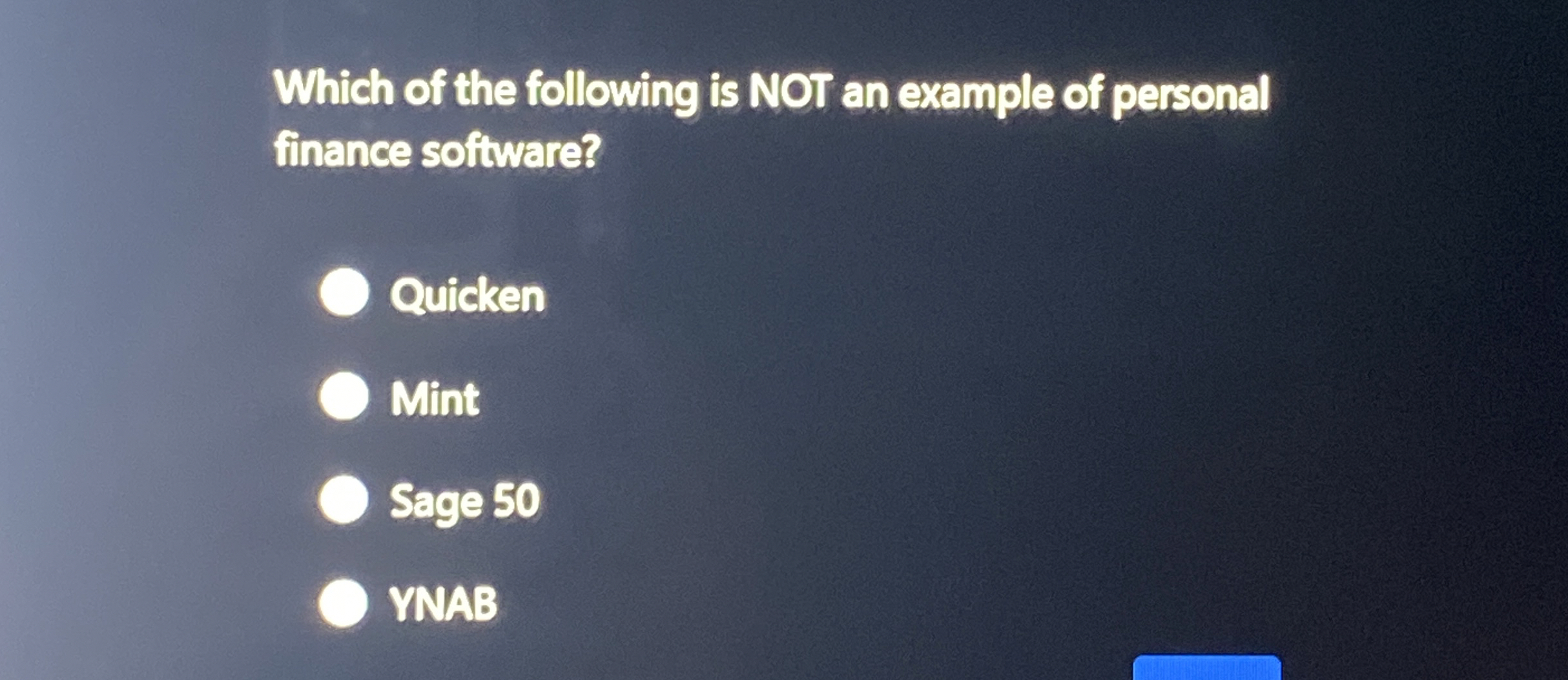 Which of the following is NOT an example of