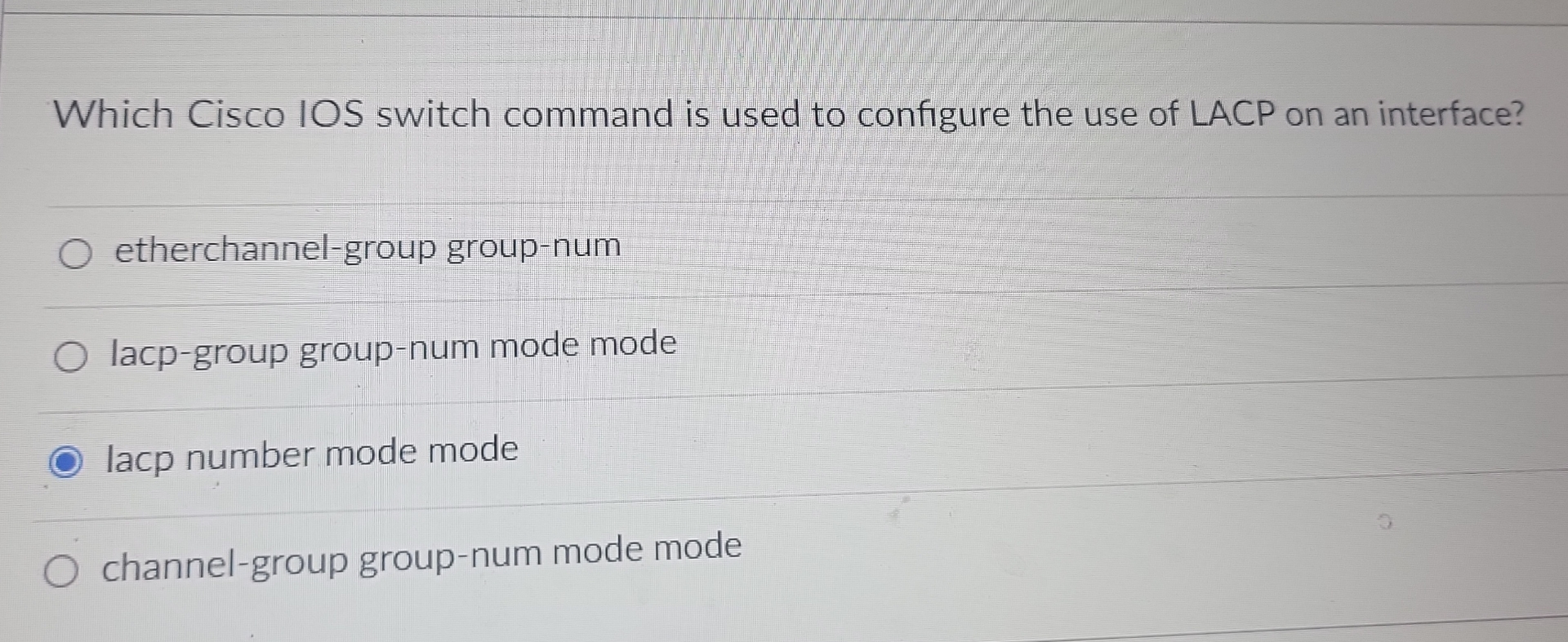 Which Cisco IOS switch command is used to