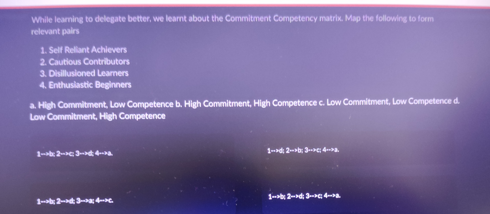 While learning to delegate better, we learnt