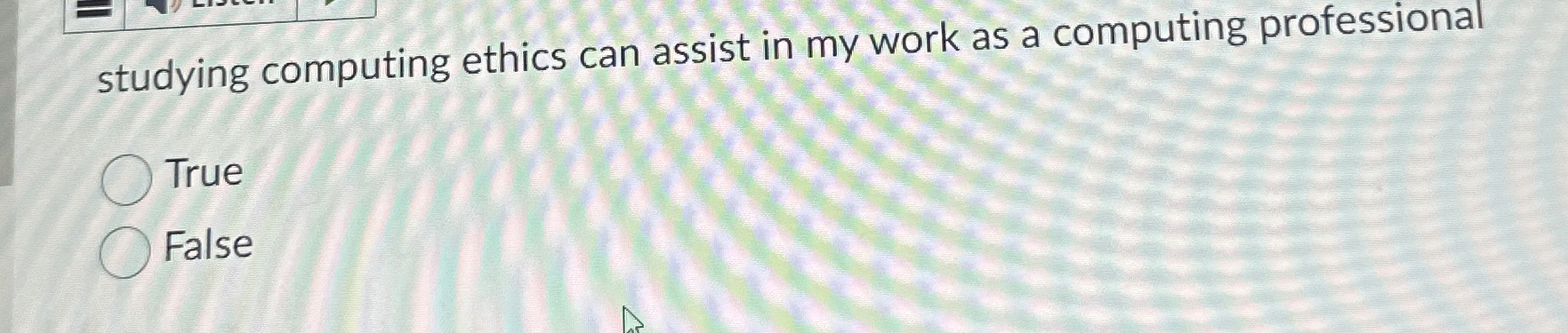 studying computing ethics can assist in my work