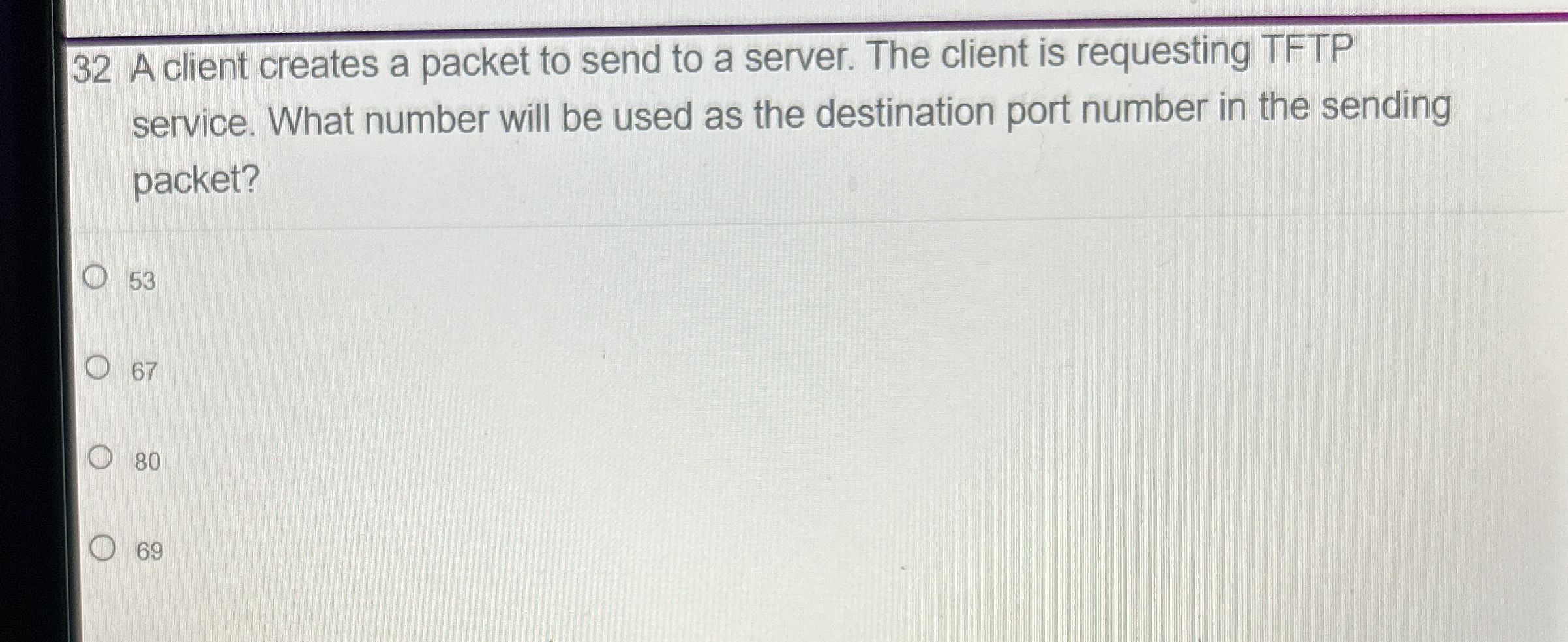 3 2 A client creates a packet to send to a