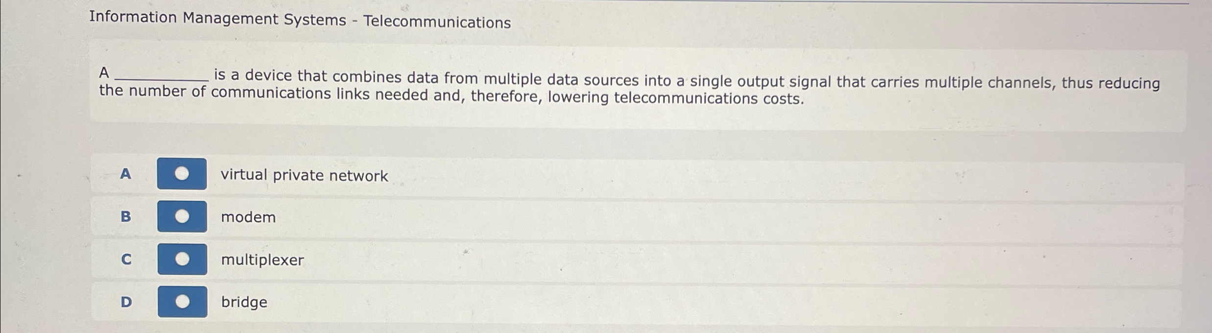Information Management Systems -