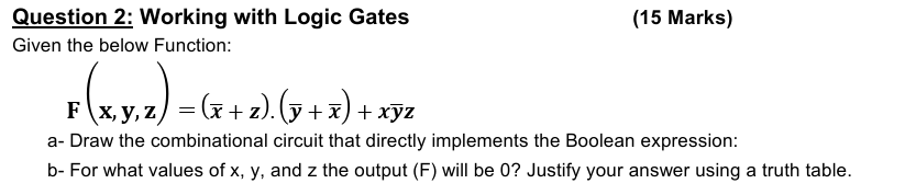 Question 1 : Working with MARIE a ) Write a MARIE