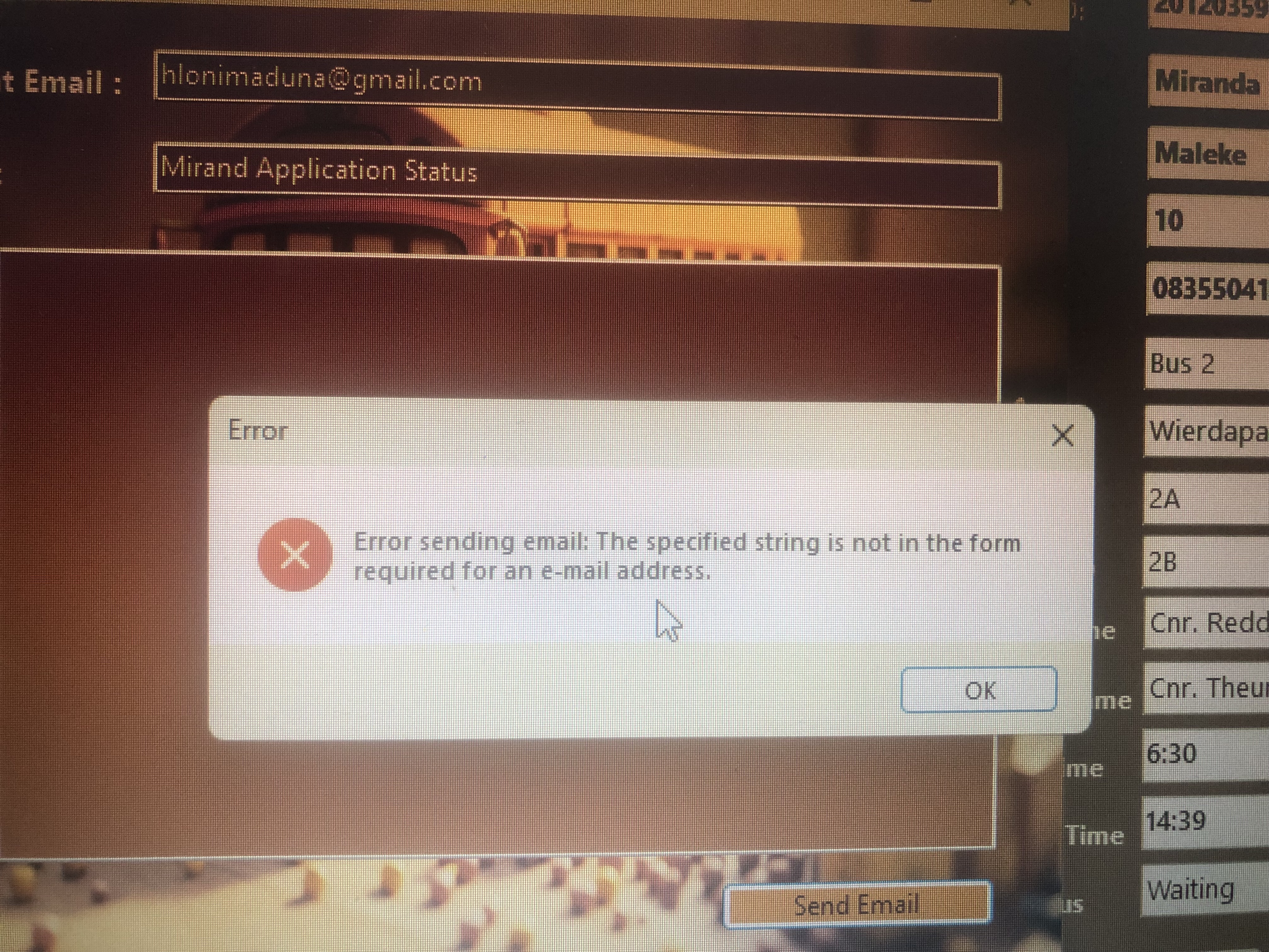 Please assist me with this error, am coding this