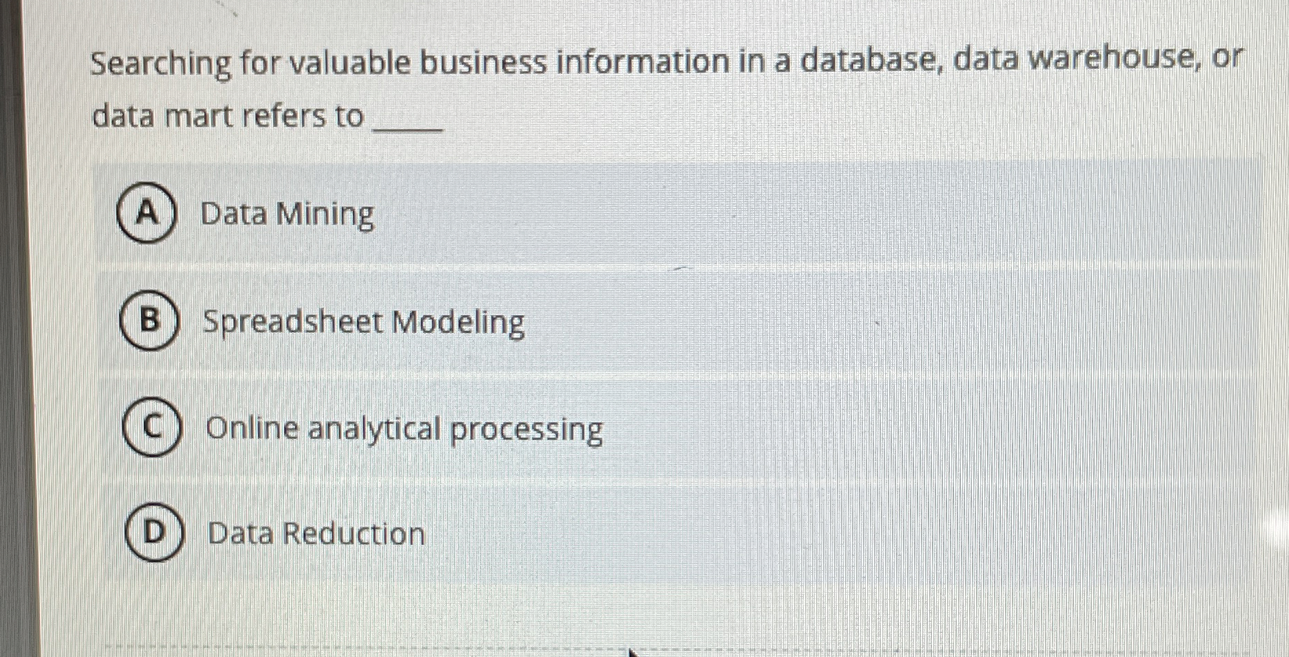 Searching for valuable business information in a