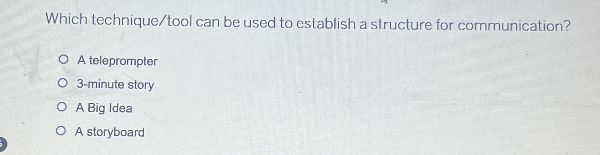 Which technique / tool can be used to establish a