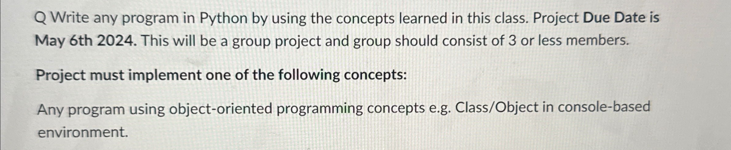 Write a Game in Python by using object - oriented