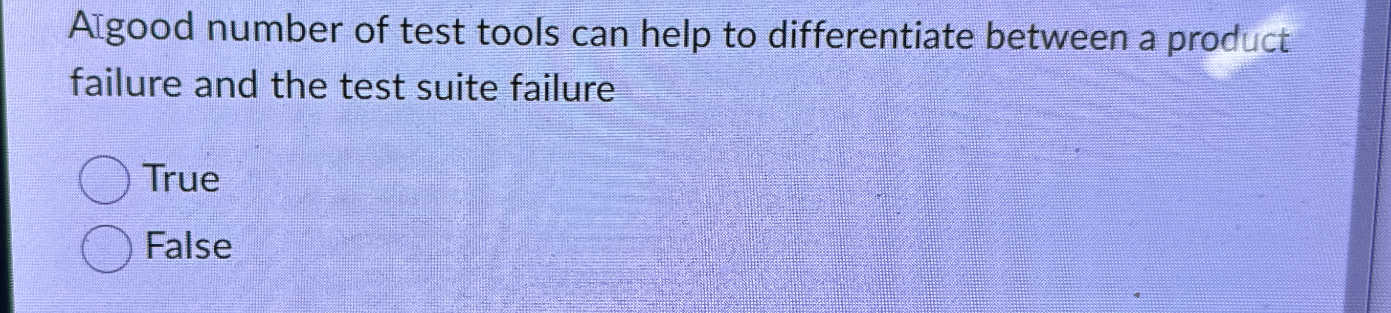 A good number of test tools can help to