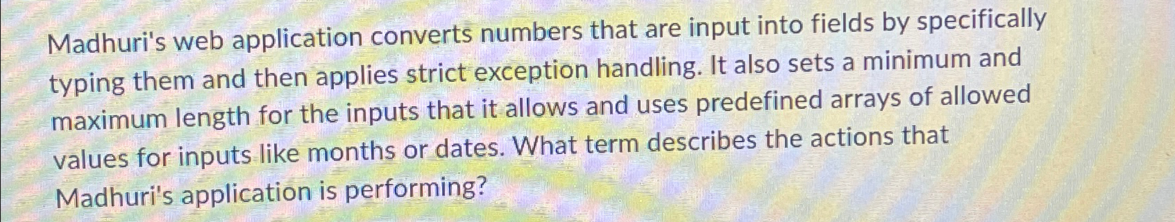 Madhuri's web application converts numbers that