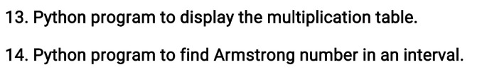 1 3 . Python program to display the