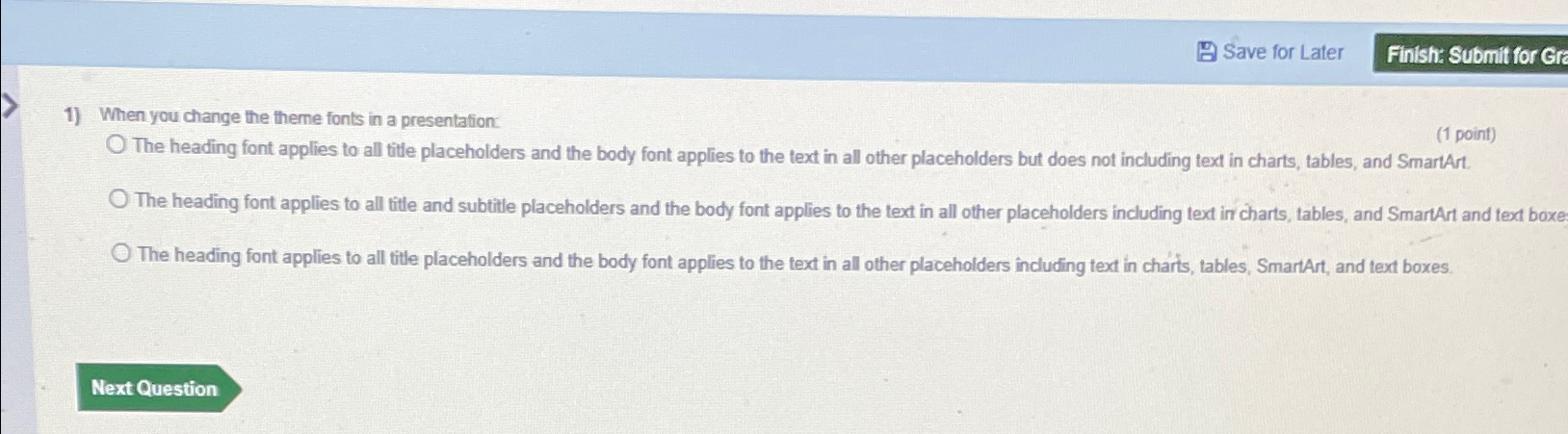 Save for Later When you change the theme fonts in