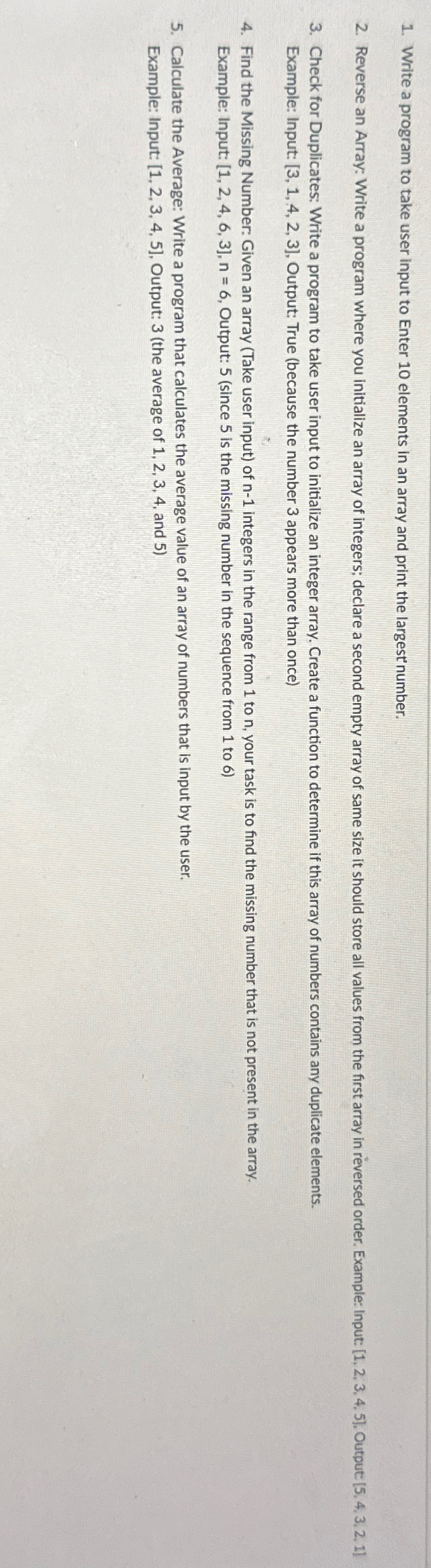 Write a program to take user input to Enter 1 0