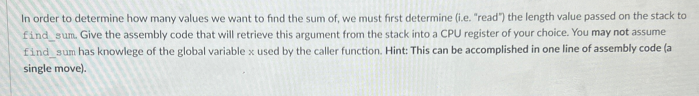 In order to determine how many values we want to