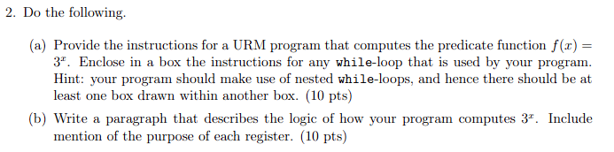 2 . Do the following. ( a ) Provide the