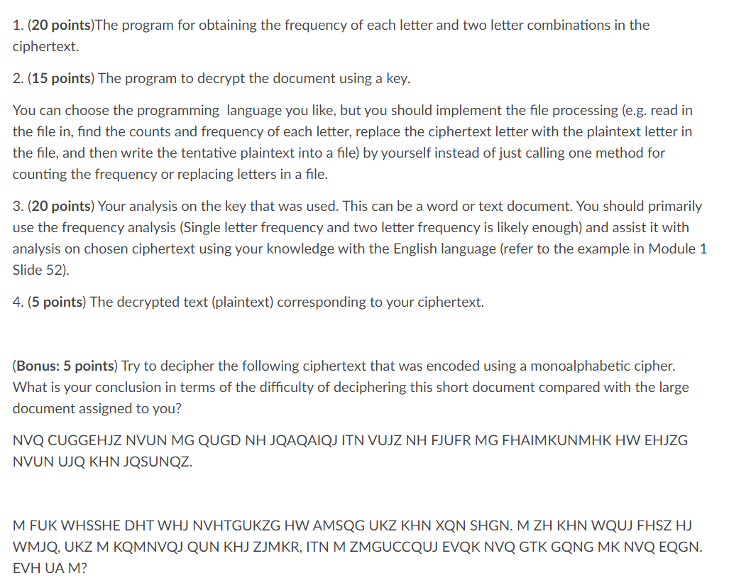 Please help me with this assignment I have in