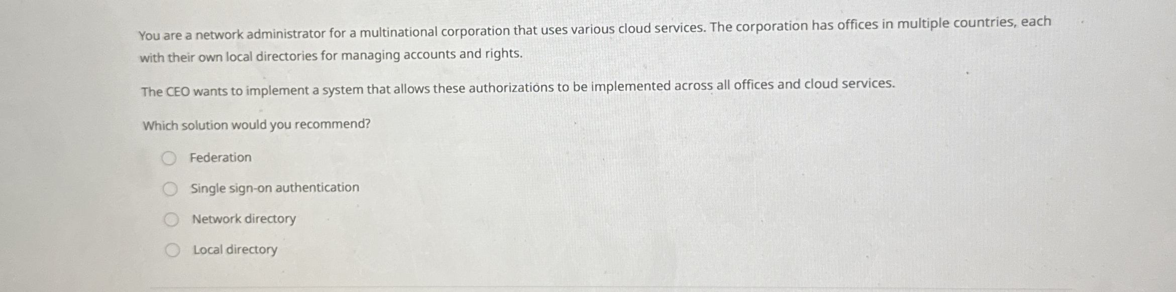 You are a network administrator for a