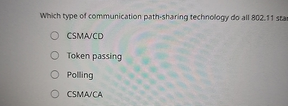 Which type of communication path - sharing